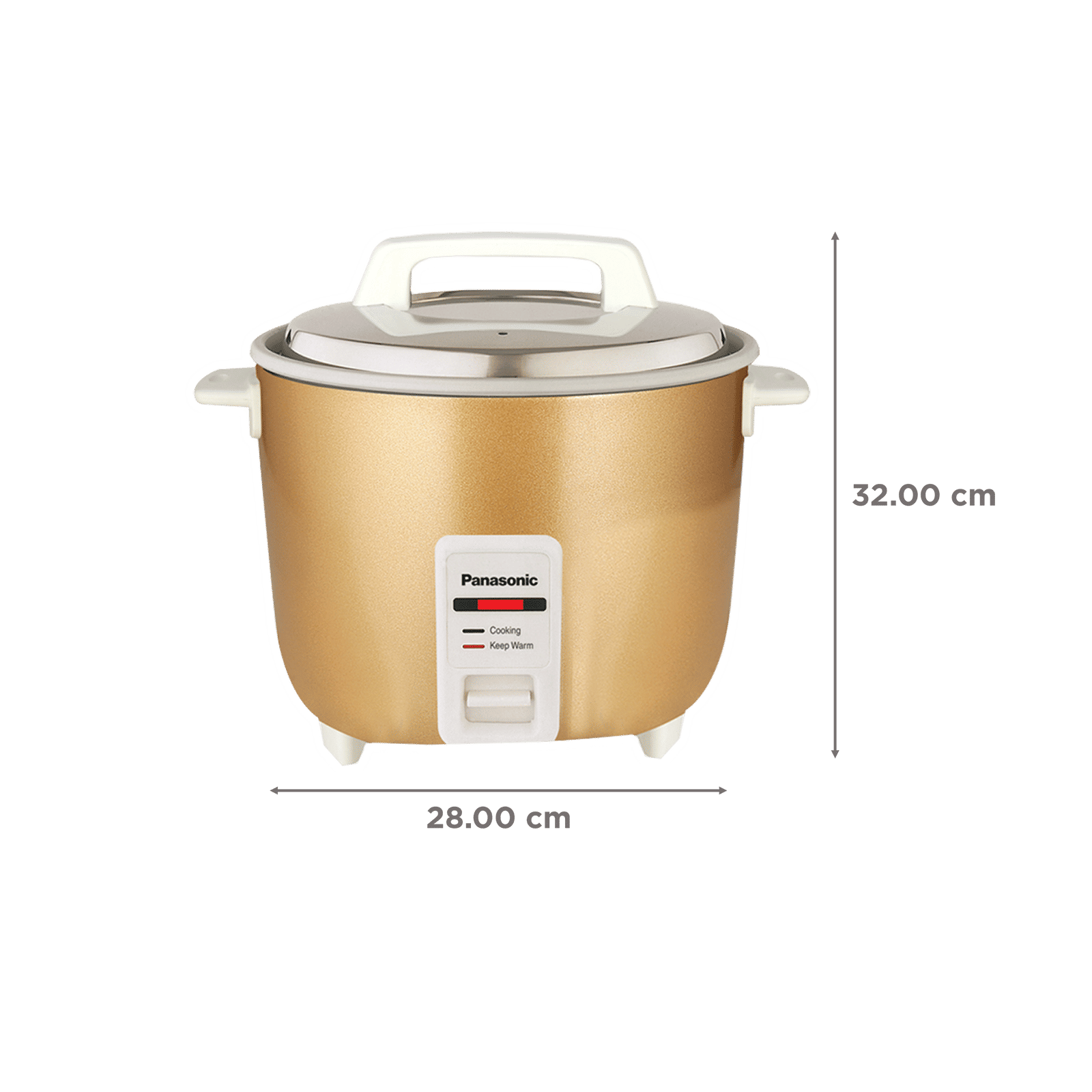 Buy Panasonic Ultimate 1.8 Litre Electric Rice Cooker with Keep Warm Function (Metallic Gold
